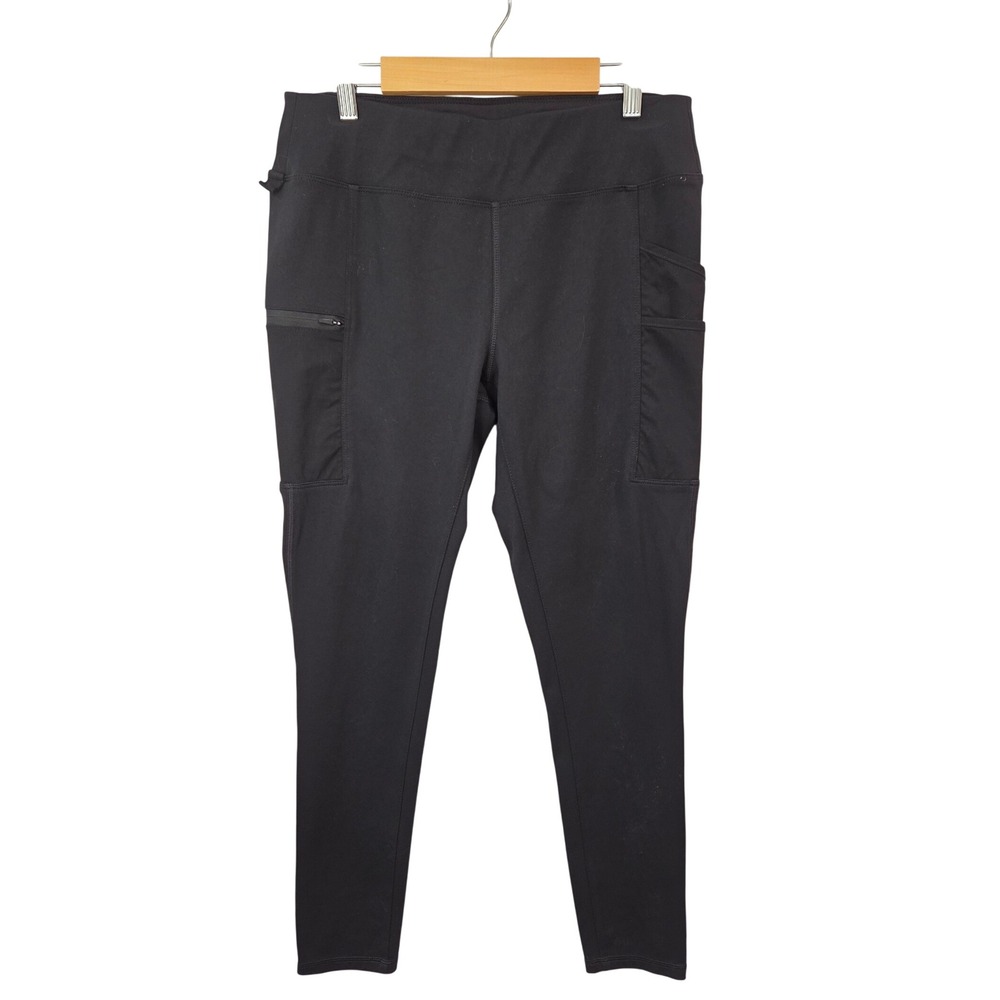 Carhartt‎ Women Black Force Fitted Cargo Utility Work Pants M 8/10 Leggings
